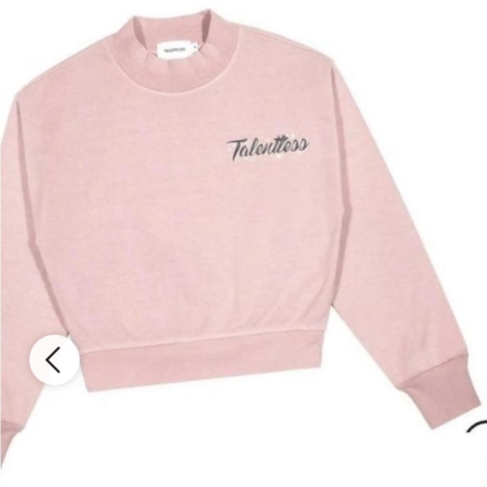 Talentless crewneck crop sweatshirt